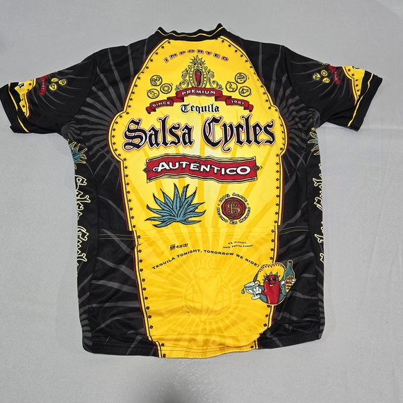 Black and Yellow Performance Cycling Jerseys - Picture 6 of 14